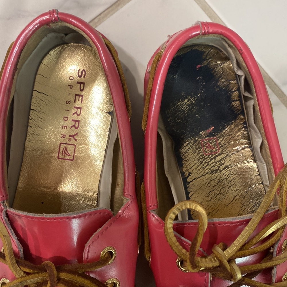 Pink Metallic Sperry’s - Picture 3 of 5